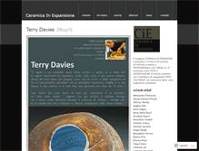 Tablet Screenshot of ceramicainespansione.wordpress.com
