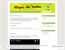 Tablet Screenshot of klappe.wordpress.com