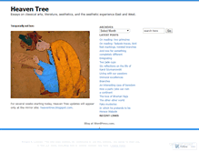 Tablet Screenshot of heaventree.wordpress.com
