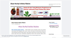 Desktop Screenshot of obatherbalinfeksirahim12.wordpress.com