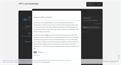 Desktop Screenshot of idiotentest.wordpress.com