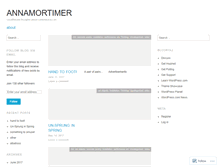 Tablet Screenshot of annamortimer.wordpress.com