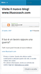 Mobile Screenshot of iltuocoach.wordpress.com