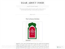 Tablet Screenshot of egaraboutfood.wordpress.com