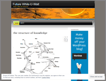 Tablet Screenshot of futurewhileuwait.wordpress.com