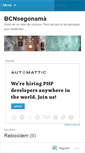 Mobile Screenshot of bcnsegonama.wordpress.com