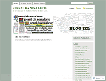 Tablet Screenshot of jornaldazonaleste.wordpress.com