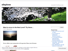 Tablet Screenshot of ellephree.wordpress.com