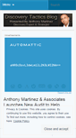 Mobile Screenshot of discoverytactics.wordpress.com