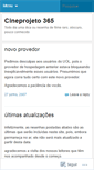 Mobile Screenshot of cineprojeto365.wordpress.com