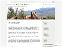 Tablet Screenshot of coloperuvians.wordpress.com