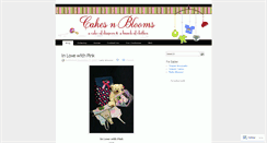 Desktop Screenshot of cakesnblooms.wordpress.com