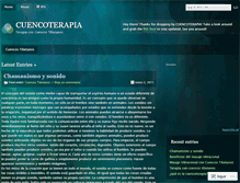 Tablet Screenshot of cuencoterapia.wordpress.com