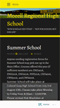 Mobile Screenshot of morellhigh.wordpress.com