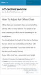 Mobile Screenshot of officechairsonline.wordpress.com