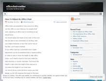Tablet Screenshot of officechairsonline.wordpress.com