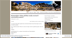 Desktop Screenshot of pebblewrestling.wordpress.com
