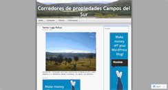 Desktop Screenshot of camposdelsur.wordpress.com