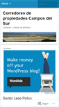 Mobile Screenshot of camposdelsur.wordpress.com