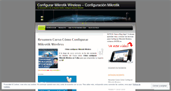 Desktop Screenshot of mikrotikhotspot.wordpress.com
