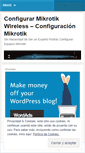 Mobile Screenshot of mikrotikhotspot.wordpress.com
