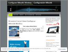 Tablet Screenshot of mikrotikhotspot.wordpress.com