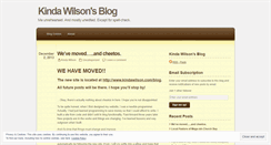Desktop Screenshot of kindawilson.wordpress.com