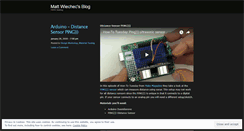 Desktop Screenshot of mattwiechec.wordpress.com