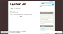 Desktop Screenshot of eqspot.wordpress.com