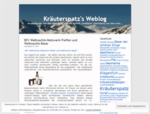 Tablet Screenshot of kraeuterspatz.wordpress.com