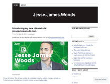 Tablet Screenshot of jessejameswoods.wordpress.com