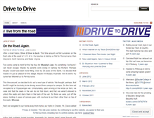 Tablet Screenshot of drive2drive.wordpress.com