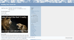 Desktop Screenshot of myhealthylife.wordpress.com