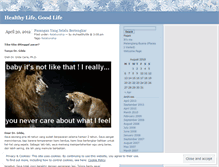 Tablet Screenshot of myhealthylife.wordpress.com