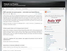 Tablet Screenshot of falandoemprojetos.wordpress.com