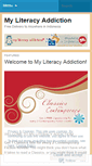 Mobile Screenshot of myliteracyaddiction.wordpress.com