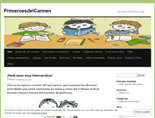 Tablet Screenshot of primeroescanada.wordpress.com