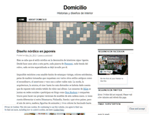 Tablet Screenshot of domiciliomagazine.wordpress.com