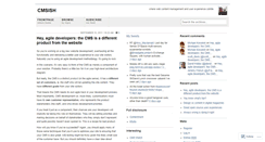 Desktop Screenshot of cmsish.wordpress.com