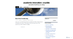 Desktop Screenshot of aicrucible.wordpress.com