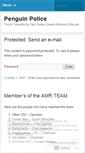 Mobile Screenshot of penguinpolice.wordpress.com