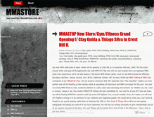 Tablet Screenshot of mmastore.wordpress.com