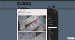 Desktop Screenshot of collagecouture.wordpress.com