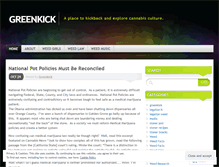 Tablet Screenshot of greenkick.wordpress.com