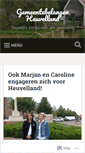 Mobile Screenshot of gemeentebelangenheuvelland.wordpress.com