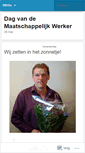 Mobile Screenshot of dagvandemaatschappelijkwerker.wordpress.com