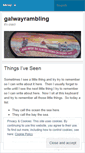 Mobile Screenshot of galwayrambling.wordpress.com