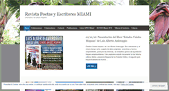 Desktop Screenshot of poetasyescritoresmiami.wordpress.com