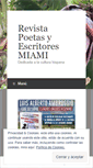 Mobile Screenshot of poetasyescritoresmiami.wordpress.com