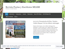 Tablet Screenshot of poetasyescritoresmiami.wordpress.com